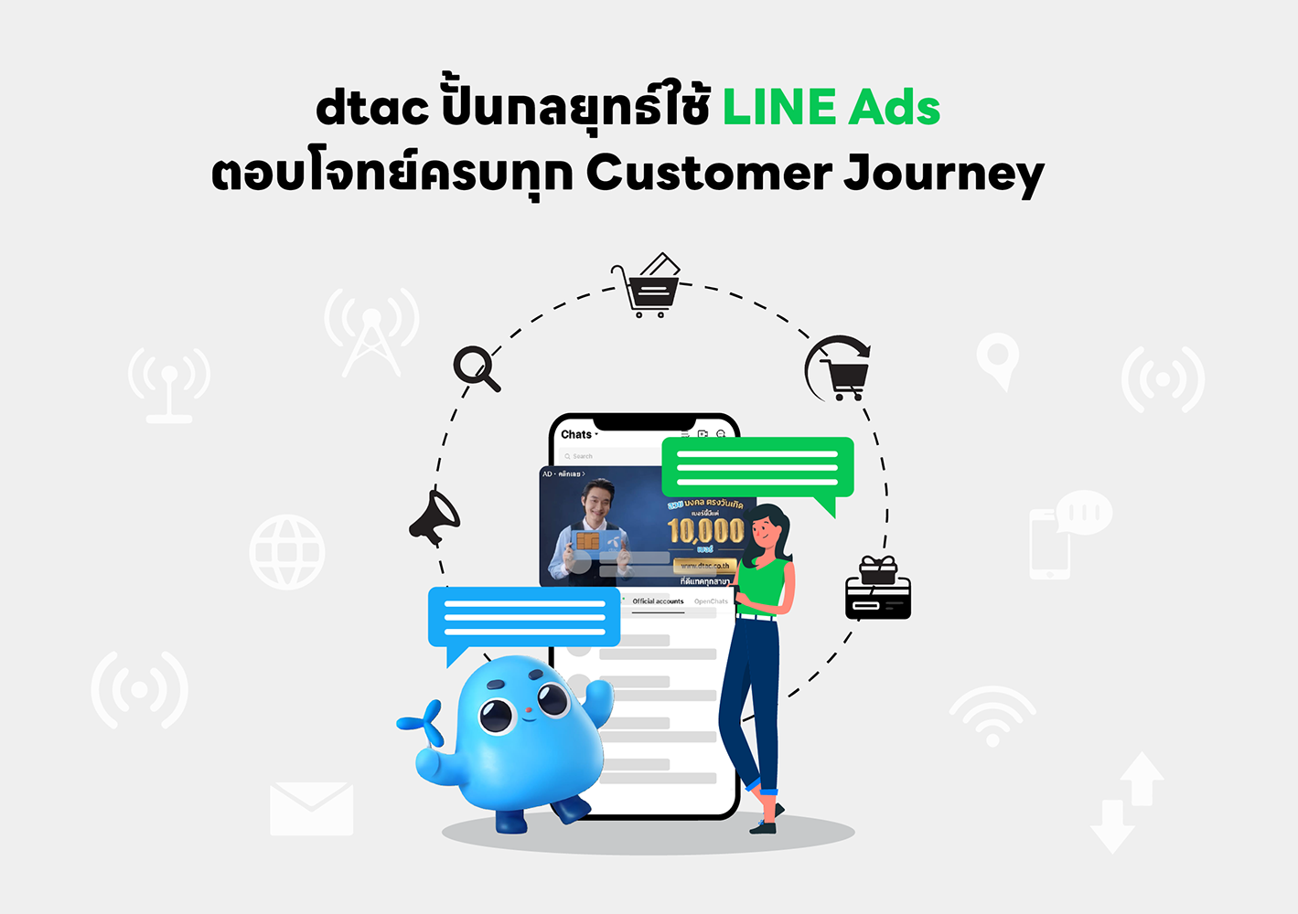 ดีแทคเผยหมัดเด็ด… ปั้นยุทธศาสตร์การใช้ LINE Ads ตอบจบครบทุก Customer Journey